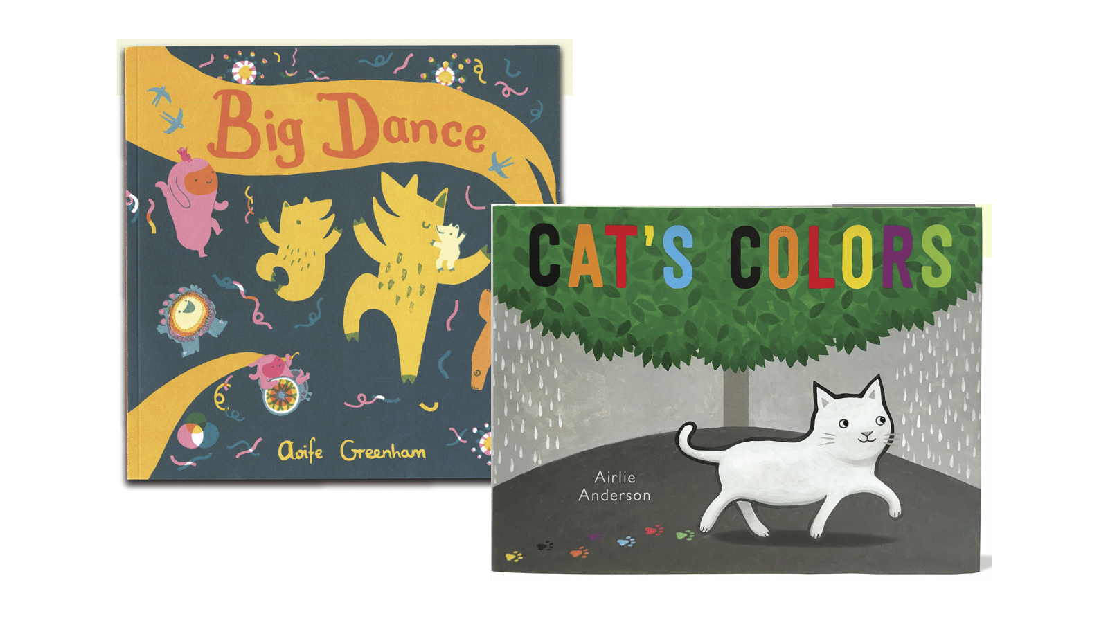 StoryWalk Books - "Big Dance" and "Cat's Colors"