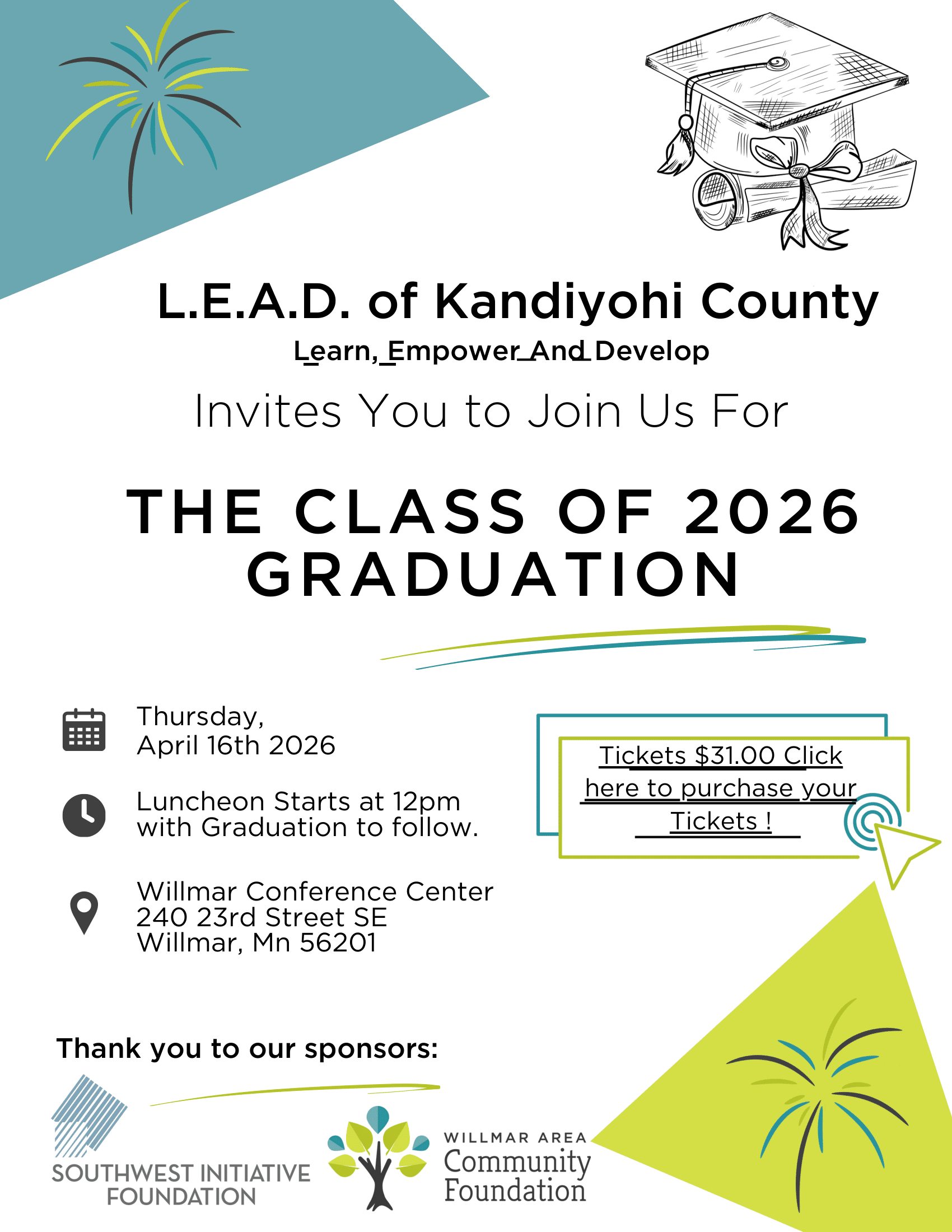 LEAD 2026 Graduation Invite